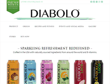 Tablet Screenshot of drinkdiabolo.com